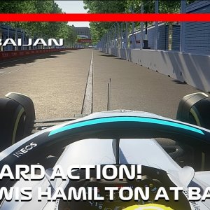 Sir Lewis Hamilton Onboard Action at Baku | #AssettoCorsa