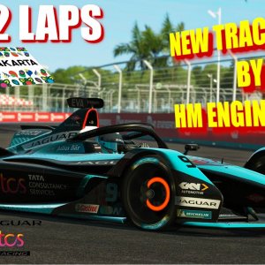 rFactor2 - NEW MOD TRACK by HM Engineering - JAKARTA E-Prix - 4K Ultra Quality - JUST 2 LAPS