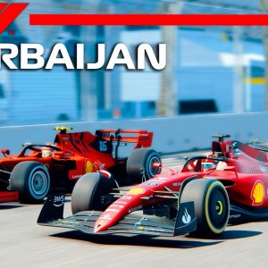 F1 2022 (F1-75) vs F1 2019 (SF90) | Azerbaijan GP | Assetto Corsa Reshade