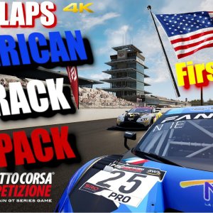 Assetto Corsa Competizione - NEW DLC - American Track Pack - OUT NOW - First look - 4K - JUST 2 LAPS