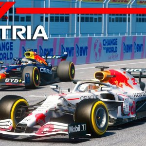 F1 2022 (RB18) vs F1 2021 (RB16B Special Livery) | Austria GP | Assetto Corsa