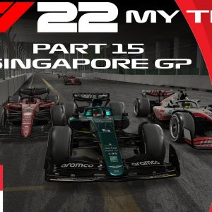 F1 22 My Team Part 15 Singapore Classic