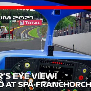 Fernando Alonso's Helmet Cam at Spa-Francorchamps | 2021 Belgian Grand Prix | #assettocorsa