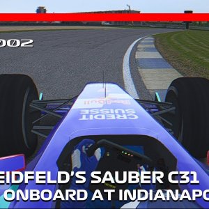 [Sound Mod Preview] Nick Heidfeld driving around the Brickyard | 2002 US Grand Prix | #assettocorsa