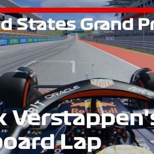 Max Verstappen's Onboard Lap at the United States Grand Prix - Assetto Corsa