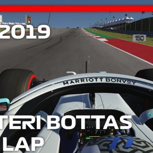 Valtteri Bottas OnBoard Pole Lap - 2019 United States Grand Prix - Assetto Corsa
