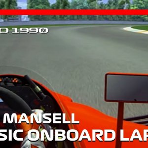 Classic Onboard with Nigel Mansell at Mexico City! | 1990 Mexican Grand Prix | #assettocorsa