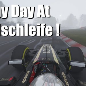 Foggy Day At Nurburgring Nordschleife ! But Not For Kimi Räikkönen "Iceman"
