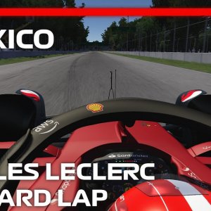 Charles Leclerc OnBoard Lap - 2022 Mexican Grand Prix - Assetto Corsa