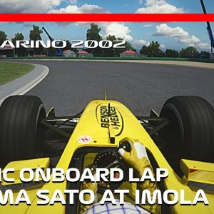 Onboard with Takuma Sato at Imola! | 2002 San Marino Grand Prix | #assettocorsa