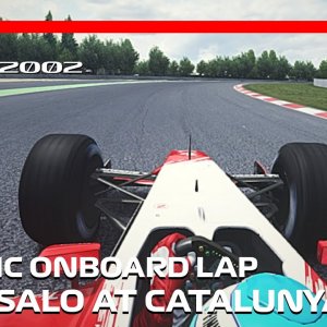 Onboard with Mika Salo | 2002 Spanish Grand Prix - Qualifying | #assettocorsa