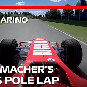 Michael Schumacher's Onboard Pole Lap | 2006 San Marino Grand Prix | #assettocorsa