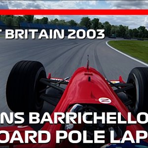 Rubens Barrichello's Pole Lap | 2003 British Grand Prix | #assettocorsa