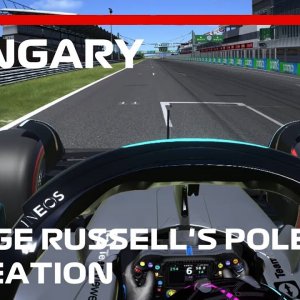 Assetto Corsa - George Russell's Pole Lap Hungary Recreation