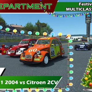 *LIVE STREAM* Multiclass Madness - 2CV vs F1 - RaceDepartment Club Race - rFactor 2