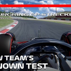 FIRST LOOK: Audi F1 Car's First Lap! | Test at the Nurburgring GP-Strecke | #assettocorsa