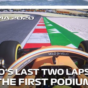 Lando Norris' Last Two Laps ft. Team Radio | 2020 Austrian Grand Prix | #assettocorsa