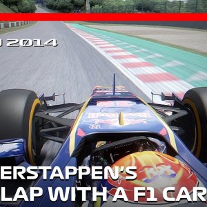 Max Verstappen's First Lap in F1! | 2014 Japanese Grand Prix | #assettocorsa