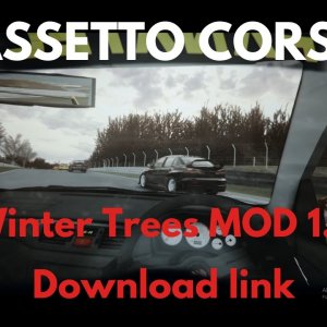Assetto Corsa | Winter trees MOD | Gameplay + short clips | Reshade/PURE
