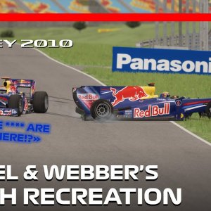 Recreation of Vettel and Webber's Crash | 2010 Turkish Grand Prix | #assettocorsa