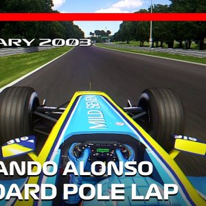 Fernando Alonso's Pole Lap | 2003 Hungarian Grand Prix | #assettocorsa