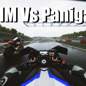 Great Battle Between Yamaha R1m and Ducati Panigale | Nurburgring GP | Ride 4
