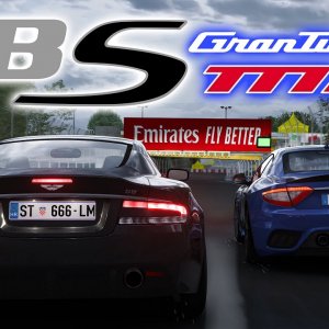 Aston Martin DBS vs Maserati GranTurismo MC | Circuit Gilles Villeneuve | Assetto Corsa | 2K 60 FPS