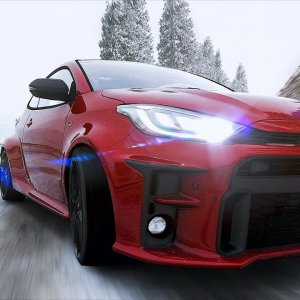 Toyota GR Yaris SNOW DRIFT | Ultra Realistic | Assetto Corsa - Steering Wheel Gameplay