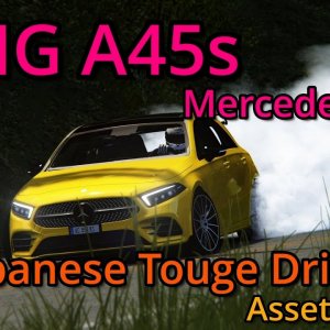 Assetto Corsa Drift AMG A45s Mercrdes Benz Japanese Touge Drift