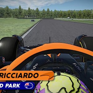 F1 on Wakefield Park Raceway, Australia | Daniel Ricciardo | McLaren 2022