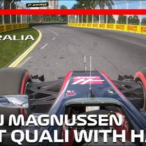 Kevin Magnussen's First Qualifying with Haas | 2017 Australian Grand Prix | #assettocorsa