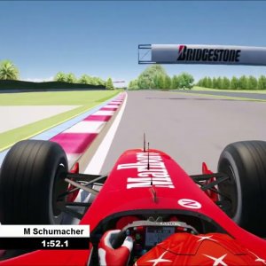 Michael Schumacher OnBoard - F1 TOTAL Circuit 500 Subscriber Special - Assetto Corsa
