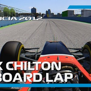 Max Chilton Onboard | 2012 GP2 Valencia Round | #assettocorsa