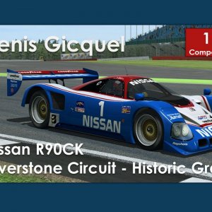 RaceRoom Competition Winning Lap - Silverstone Historic GP - Nissan R90CK - Denis Gicquel - 1.42:441