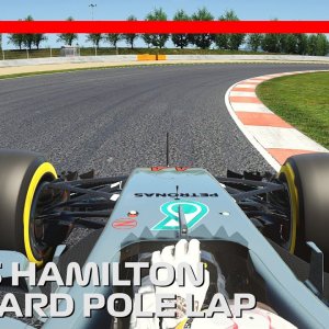 Lewis Hamilton's Pole Lap | Car Mod by @SuzQ | 2017 Spanish Grand Prix | #assettocorsa