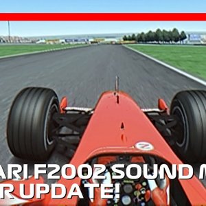 Ferrari F2002 Sound Mod Released! | Michael Schumacher Onboard | #assettocorsa