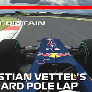 Sebastian Vettel's Pole Lap at a renewed Silverstone! | 2010 British Grand Prix | #assettocorsa