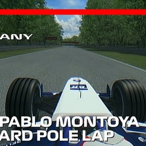 Juan Pablo Montoya's Pole Lap | 2001 German Grand Prix | #assettocorsa
