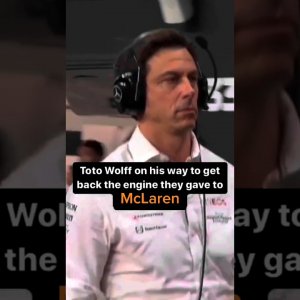 Toto Wolff on his way to get his engine back