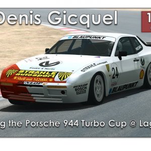RaceRoom Leaderboard Hotlap - Laguna Seca - Porsche 944 Turbo Cup - Denis Gicquel - 1.37:940