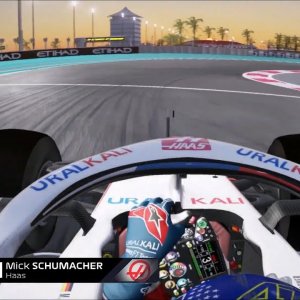 Mick Schumacher OnBoard - 2021 Abu Dhabi Grand Prix - Assetto Corsa