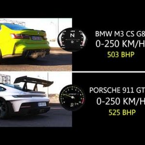 Porsche 911 GT3 RS v BMW M3 CS: DRAG RACE [Assetto Corsa]