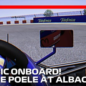 F1 Classic Onboard: A lap with Eric van de Poele at Albacete! | #assettocorsa