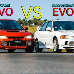 EPIC Mitsubishi Evo Time Trial Showdown - ATR Cams Vs CarCrashDave