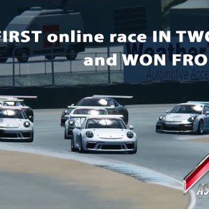 #AssettoCorsa First race in two years - From pole to win - Laguna Seca | Porsche GT3