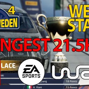 EA SPORTS WRC | Week 1 | Stage 4 Rally Sweden FIRST WIN after THE LONGEST STAGE I EVER DROVE 21.5KM