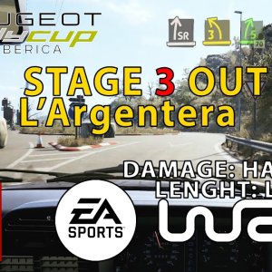 EA SPORTS WRC | Career Mode | Week 3 | Rally Iberia | Stage 3 @ L'Argentera - Peugeot 309 GT
