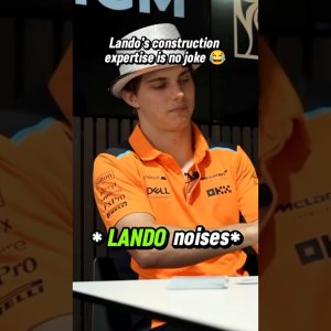 Lando Norris Building with Cards #f1 #formula1 #f1shorts