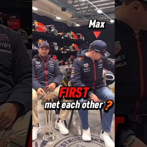 Max Verstappen's Friendship with Sergio Perez #f1 #formula1 #f1shorts