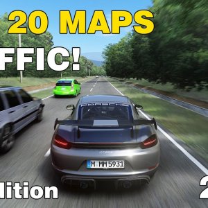 TOP 20 Maps with TRAFFIC for ASSETTO CORSA in 2023! + Install Guide - 2ND EDITION